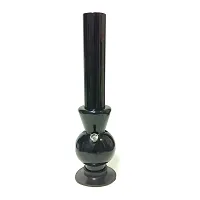 METIERreg; 16 Inch Tall Acrylic Smoking Water pipe Ice Bong(Opaque Black)-thumb1