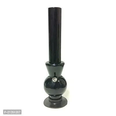 METIERreg; 16 Inch Tall Acrylic Smoking Water pipe Ice Bong(Opaque Black)-thumb2