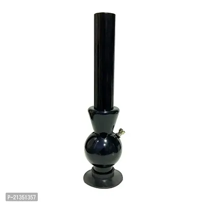 METIERreg; 16 Inch Tall Acrylic Smoking Water pipe Ice Bong(Opaque Black)-thumb4