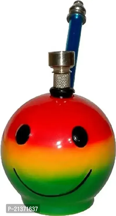 Metier 5 Inch Smiley Face Ceramic Bong