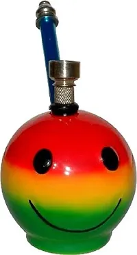 Metier 5 Inch Smiley Face Ceramic Bong-thumb1