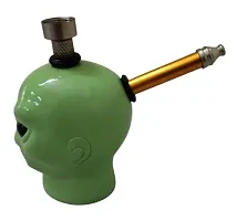 Metier Bongs 5 Inch Alien Ceramic Small Handy Bong, Smoking Pipe-thumb2