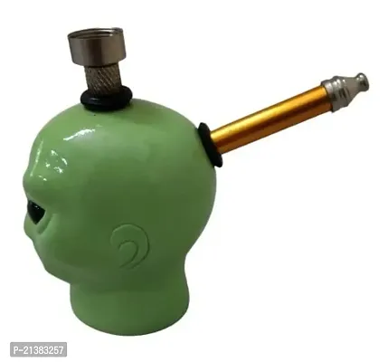 Metier Bongs 5 Inch Alien Ceramic Small Handy Bong, Smoking Pipe-thumb3