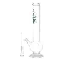 Metier Bongs 12 Inch Glass Tree Print Smoking Pipe Hookah Bong (30 cm, Clear).-thumb1