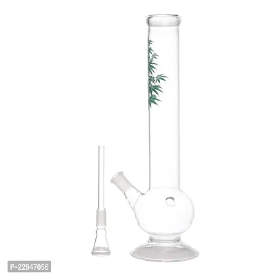 Metier Bongs 12 Inch Glass Tree Print Smoking Pipe Hookah Bong (30 cm, Clear).-thumb2