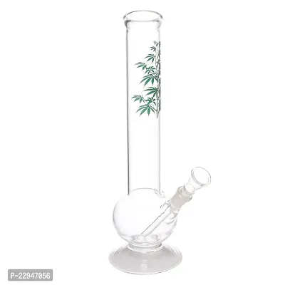 Metier Bongs 12 Inch Glass Tree Print Smoking Pipe Hookah Bong (30 cm, Clear).-thumb3