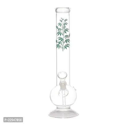 Metier Bongs 12 Inch Glass Tree Print Smoking Pipe Hookah Bong (30 cm, Clear).-thumb4