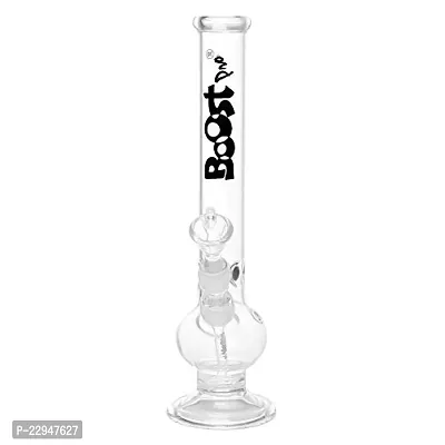 Metier 12-inch Glass Single Bulb Blue Boost Pro Print Water Bong (31 cm, Black)-thumb2