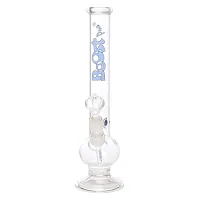 Metier 12-inch Glass Single Bulb Blue Boost Pro Print Water Bong (31 cm, Clear)-thumb2