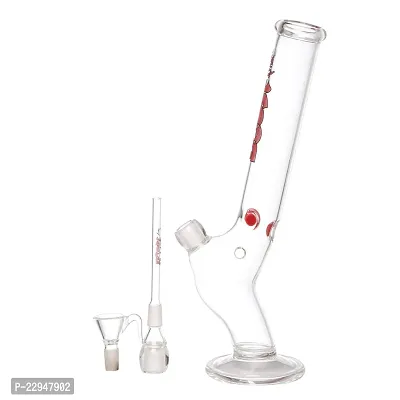 Metier Bongs 13 inch Glass Boost Pro Smoking Hookah Bong with Shooter Pipe (33 cm, Clear)-thumb2