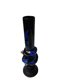 Metier 12 Inch Leaf Acrylic Smoking Bong (30 cm, Blue)-thumb1