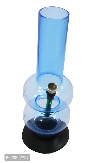 Metier 12 Inch Acrylic Smoking Water Pipe Bong (30 cm, Transparent Sky Blue)