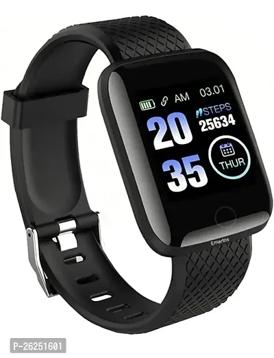 Smart Watch Bluetooth Smart Wrist Watch with Touch Screen for Smartphones Bluetooth Smart Unisex Watch for Boys, Girls, Mens and Womens,Smart Watch-Black Color-thumb0