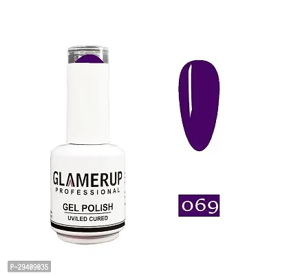Professional Violet Super Glossy Finish Quick Drying Long Lasting Nail Polish 15 ML-thumb0