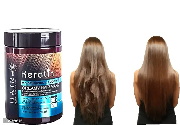 Keratin Hair Smoothing Hair SPA Nourishing Cream for Dry  Damaged Hair (800 ml) Quality product.-thumb3