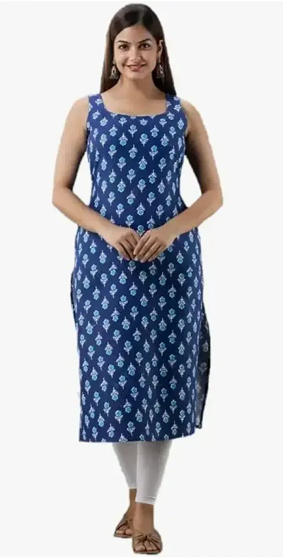 A-Line Rayon Kurta For Women