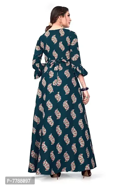 Hiva Trendz Women's Anarkali Maxi Gown(Gw_199_Multi Color)-thumb2