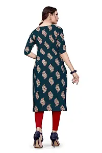 Hiva Trendz Women's Multi Color Crepe Straight Cut Kurta_Kurti-199-thumb1