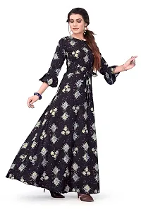 Hiva Trendz Women's Anarkali Maxi Gown(Gw_194_Coffee Brown Color)-thumb2
