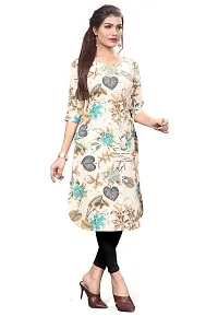 HIVA TRENDZ Women's Crepe Straight Kurta-thumb2