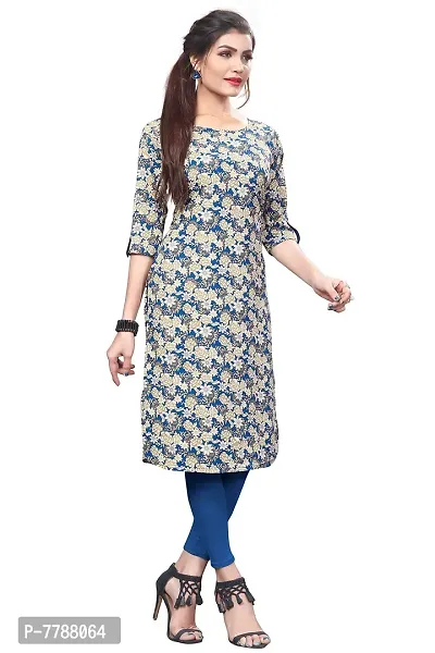 HIVA TRENDZ Women's Crepe Straight Kurta-thumb3