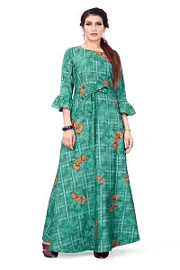 Hiva Trendz Women's Anarkali Maxi Gown(Gw_197_Turquoise Color)-thumb4