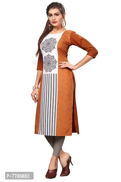 HIVA Trendz Women straight Crepe kurta_173(Multicolor)-thumb4