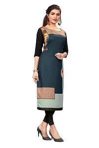 HIVA Trendz Women straight Crepe kurta_178(Multicolor)-thumb2