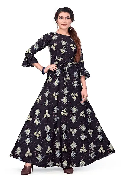 Best Selling Crepe Ethnic Gowns
