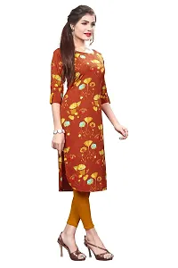 HIVA TRENDZ Women's Crepe Straight Kurta-thumb2