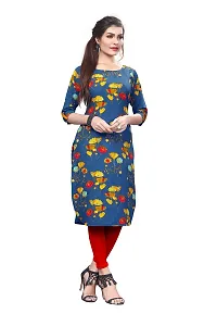 HIVA TRENDZ Women's Crepe Straight Kurta-thumb2