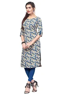 HIVA TRENDZ Women's Crepe Straight Kurta-thumb3