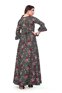 Hiva Trendz Women's Anarkali Maxi Gown(Gw_193_Grey Color)-thumb1