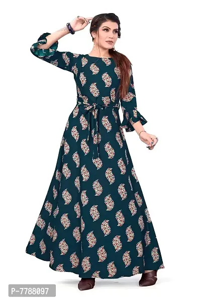 Hiva Trendz Women's Anarkali Maxi Gown(Gw_199_Multi Color)-thumb5