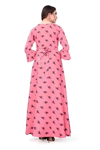 Hiva Trendz Women's Anarkali Maxi Gown(Gw_198_Pink Color)-thumb1