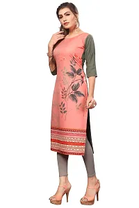 HIVA Trendz Women straight Crepe kurta_177(Peach color)-thumb3