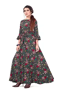 Hiva Trendz Women's Anarkali Maxi Gown(Gw_193_Grey Color)-thumb3