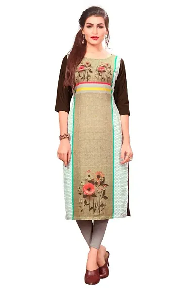 Elegant American Crepe Printed Kurtis