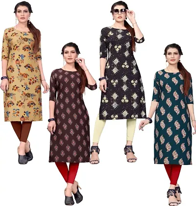 Crepe Digital Kurtas For Women