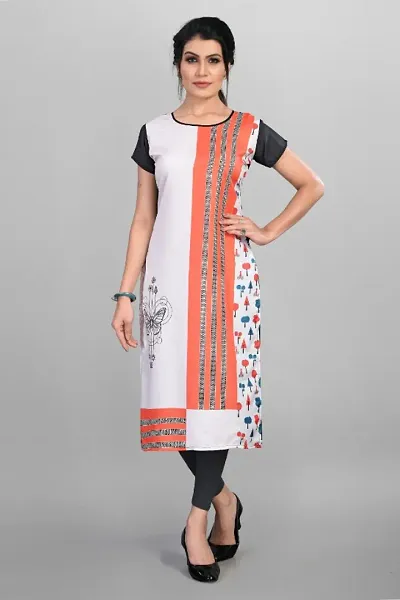 Beautiful Crepe Stitched Kurta for Women