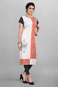 Womens Ethnic American Crepe Straight Kurti-thumb2