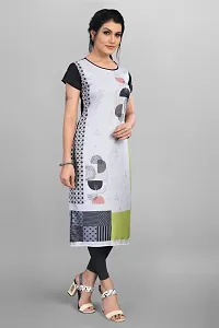 Womens Ethnic American Crepe Straight Kurti-thumb2