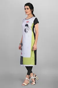 Womens Ethnic American Crepe Straight Kurti-thumb3