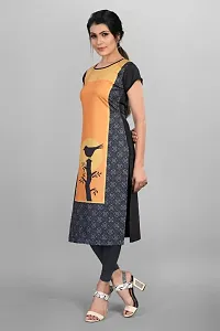 Womens Ethnic American Crepe Straight Kurti-thumb3