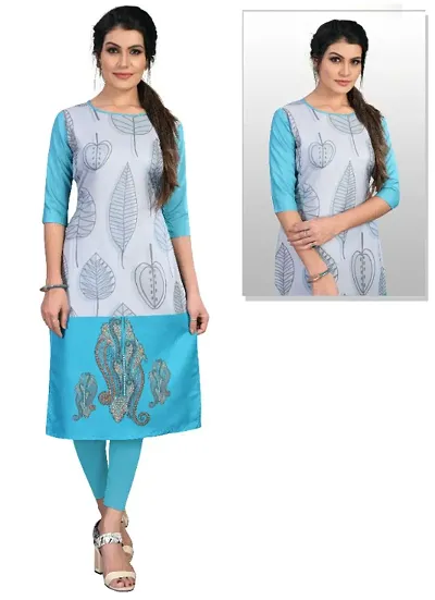 Crepe Digital Kurtas For Women