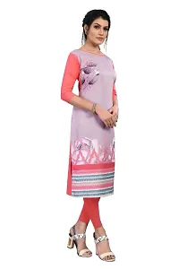 Womens Multicolor Crepe Straight Kurti-thumb2