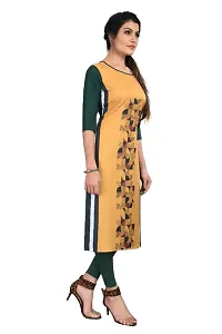 Multicoloured Crepe Digital Printed Kurtas For Women-thumb2