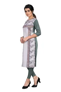 Womens Multicolor Crepe Straight Kurti-thumb3