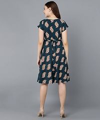 Womens Western Wear Fit and Falre Skater Dress-thumb3