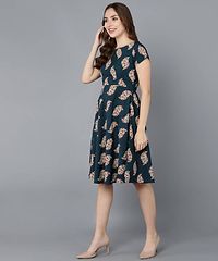 Womens Western Wear Fit and Falre Skater Dress-thumb4